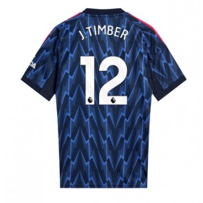 Arsenal Jurrien Timber #12 Replica Away Stadium Shirt 2025-26 Short Sleeve